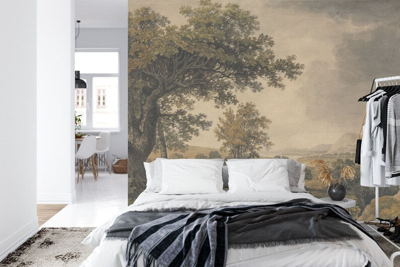 Vintage Landscape Wallpaper Mural Gift
