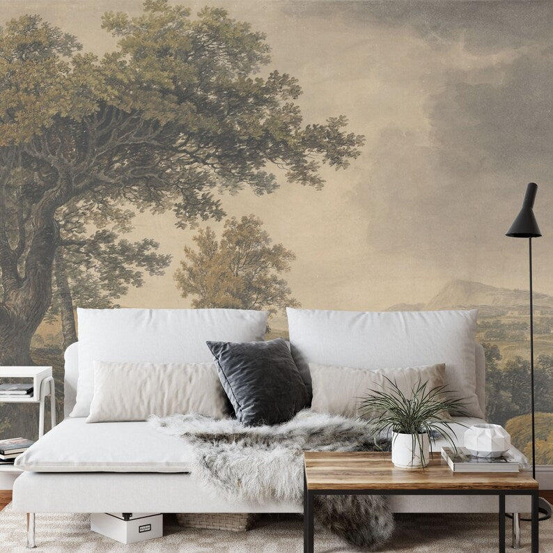 Vintage Landscape Wallpaper Mural Gift