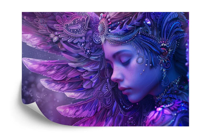 Wallpaper, Ethereal Angel Art Print Wall Mural