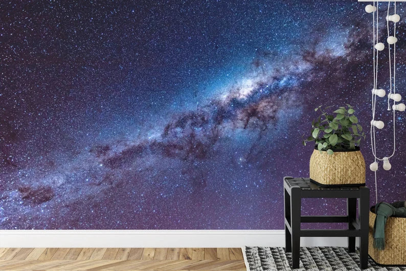 Milky Way Galaxy Wall Mural, Peel and Stick Wallpaper