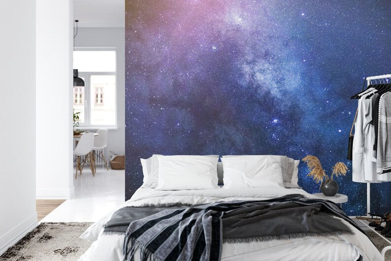 Milky Way Galaxy Mural, Peel and Stick Wallpaper