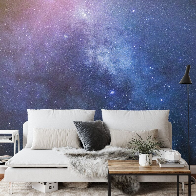 Milky Way Galaxy Mural, Peel and Stick Wallpaper