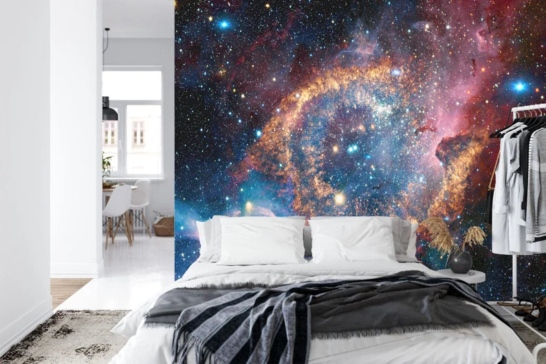 Galaxy Nebula Wall Mural Space Art Print