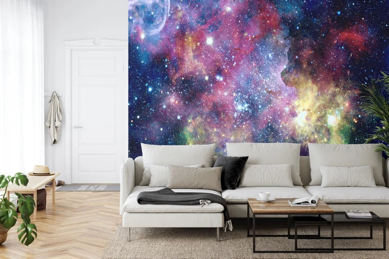Galaxy Nebula Mural, Outer Space