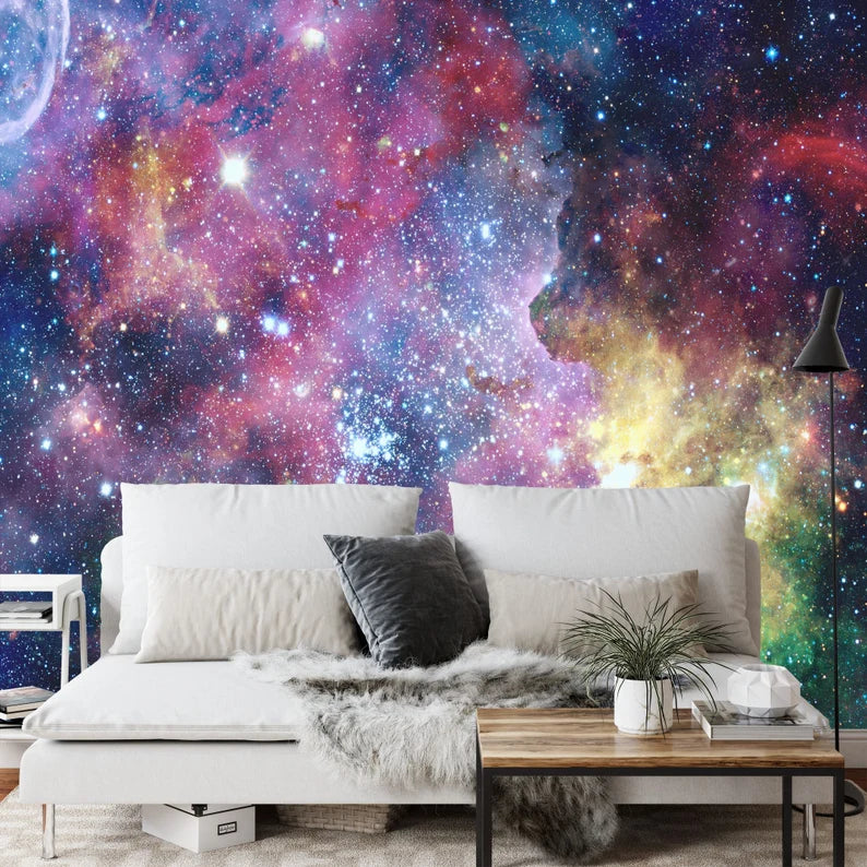 Galaxy Nebula Mural, Outer Space