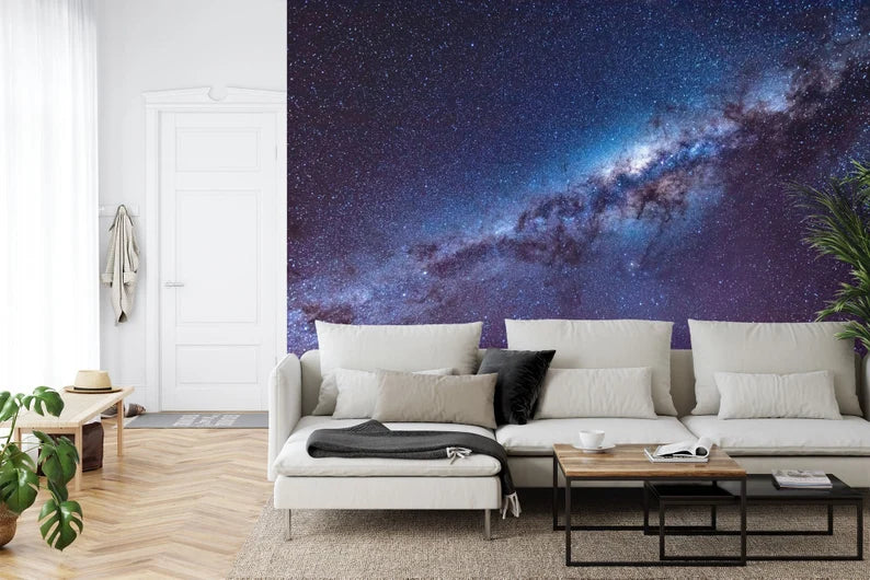 Milky Way Galaxy Wall Mural, Peel and Stick Wallpaper