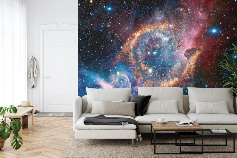 Galaxy Nebula Wall Mural Space Art Print