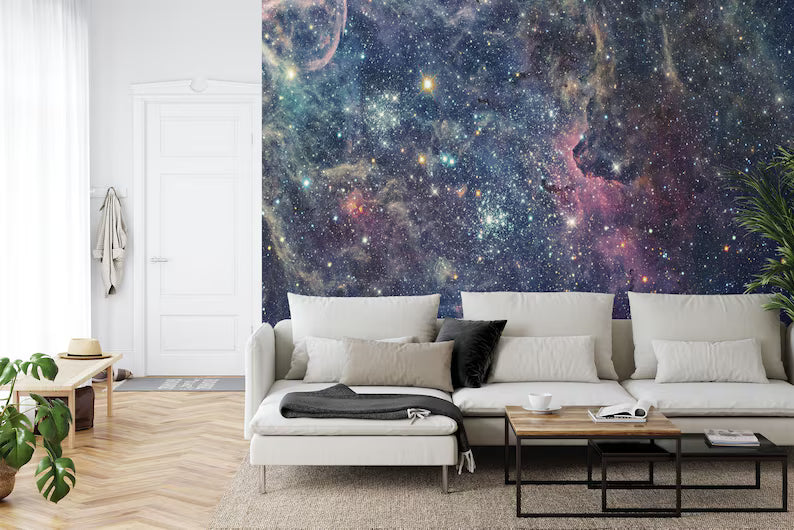 Galaxy Nebula Mural Large Wall Decal Gift