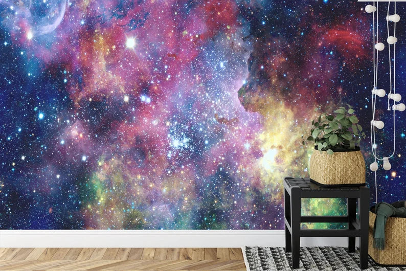 Galaxy Nebula Mural, Outer Space