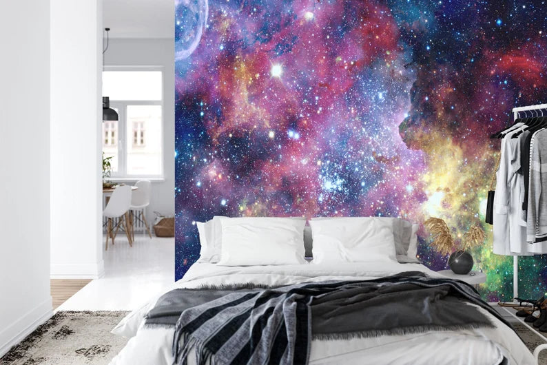 Galaxy Nebula Mural, Outer Space