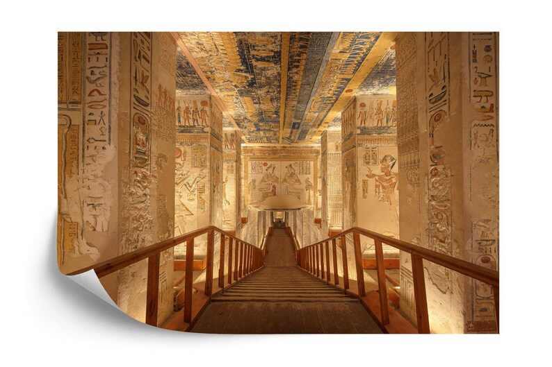 Valley of the Kings Tomb Mural, Ancient Egypt Wallpaper