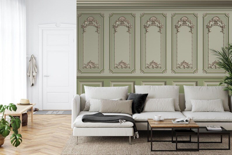 French Frame Ornament Retro Elegant Decor