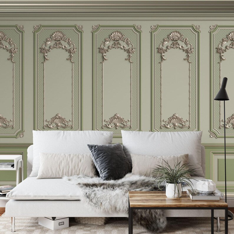 French Frame Ornament Retro Elegant Decor