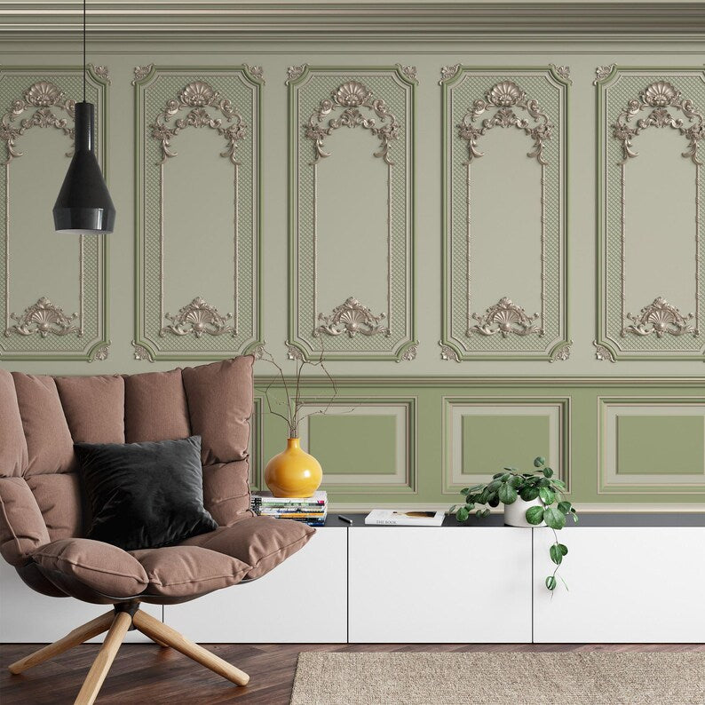 French Frame Ornament Retro Elegant Decor