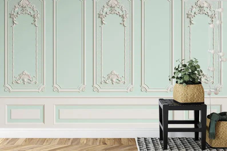 French Frame Ornament Retro Elegant Decor