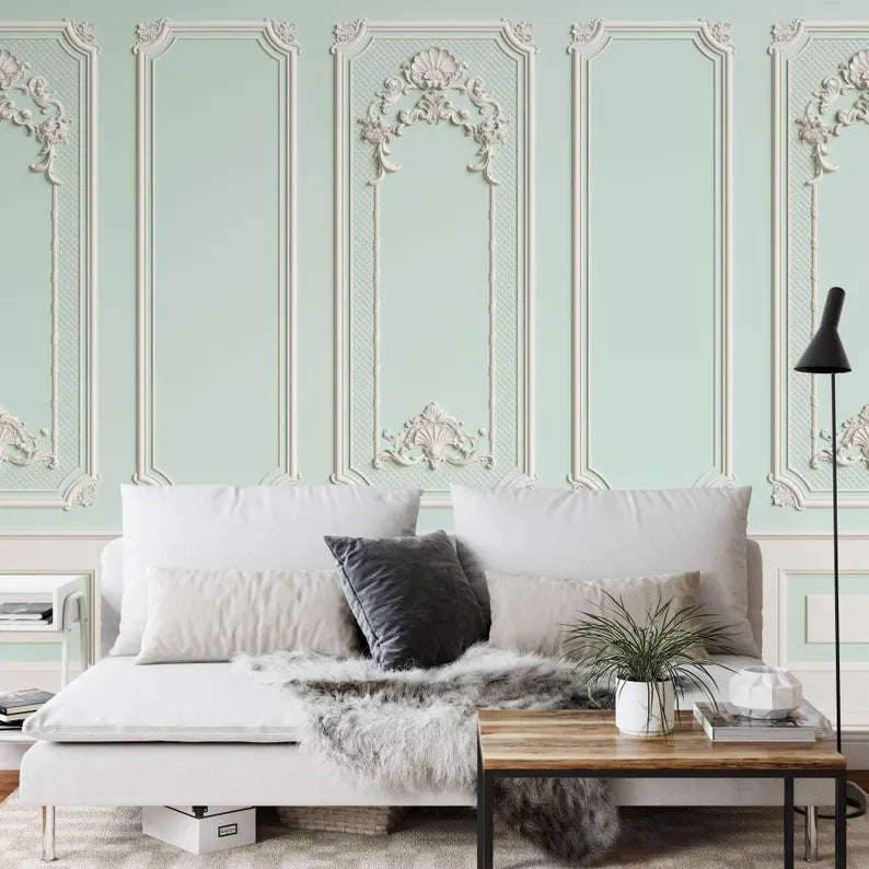 French Frame Ornament Retro Elegant Decor