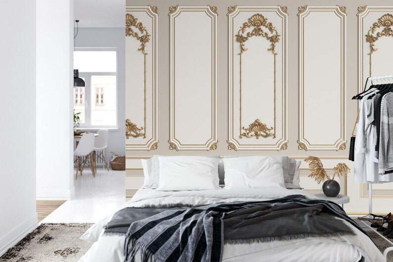 French Frame Ornament Retro Elegant Decor