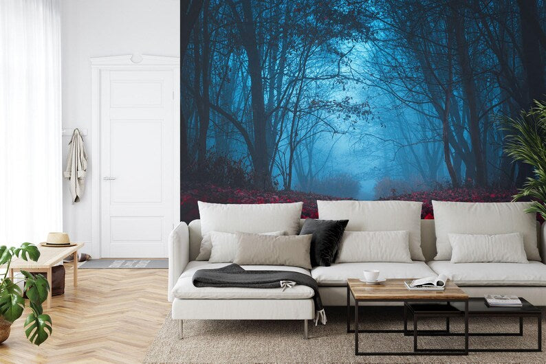 Mystical Forest Wallpaper Mural Nursery Decor