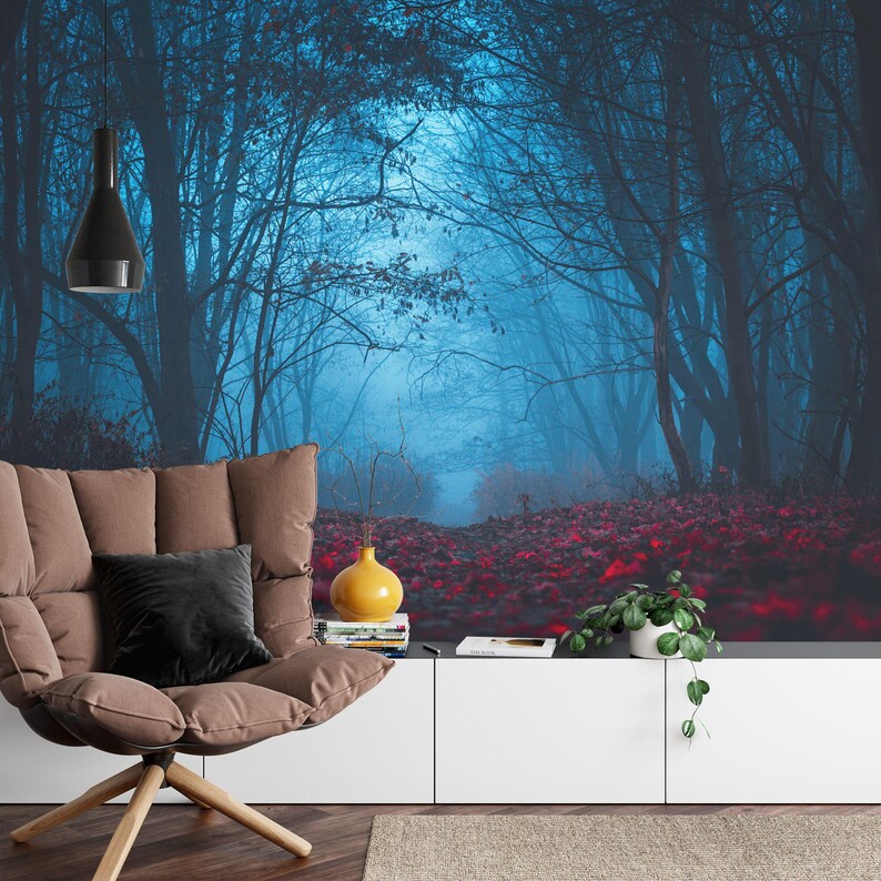 Mystical Forest Wallpaper Mural Nursery Decor