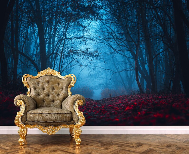 Mystical Forest Wallpaper Mural Nursery Decor