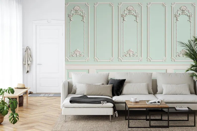 French Frame Ornament Retro Elegant Decor