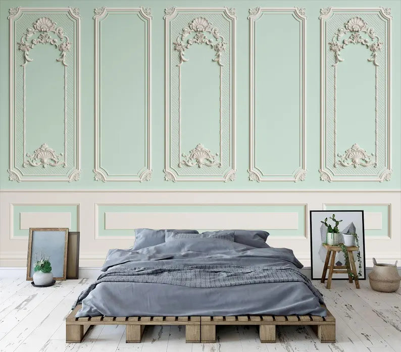 French Frame Ornament Retro Elegant Decor