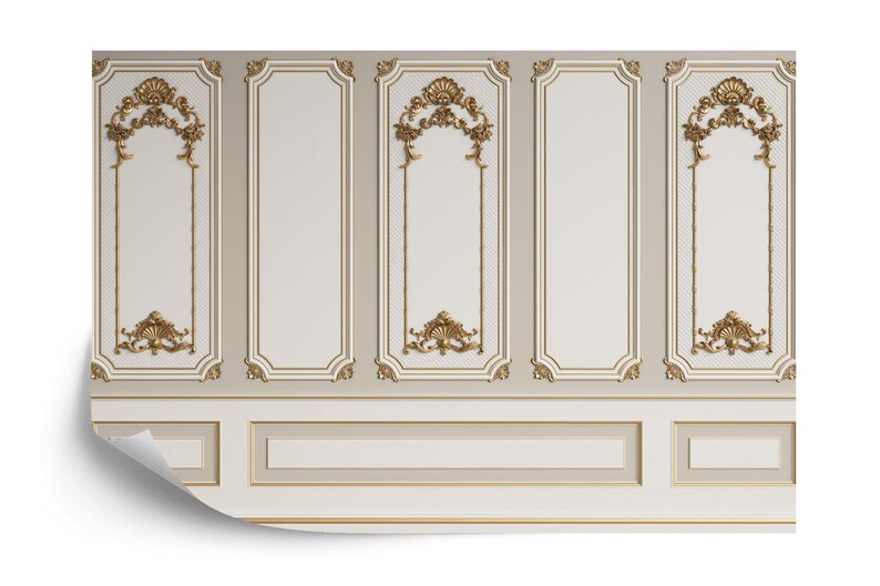 French Frame Ornament Retro Elegant Decor