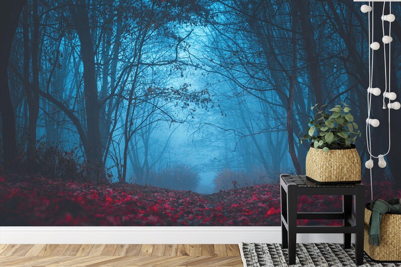 Mystical Forest Wallpaper Mural Nursery Decor