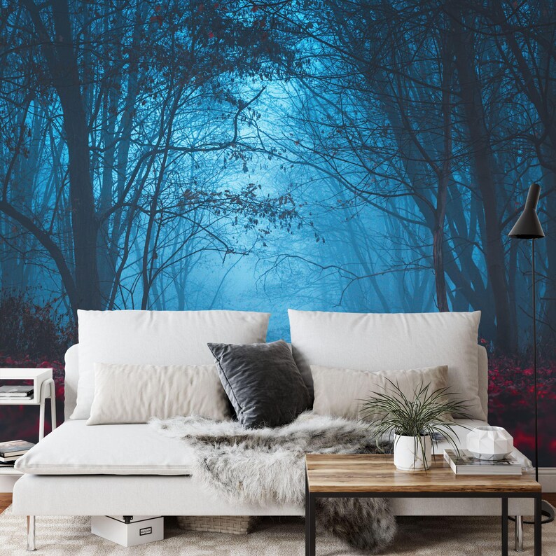 Mystical Forest Wallpaper Mural Nursery Decor