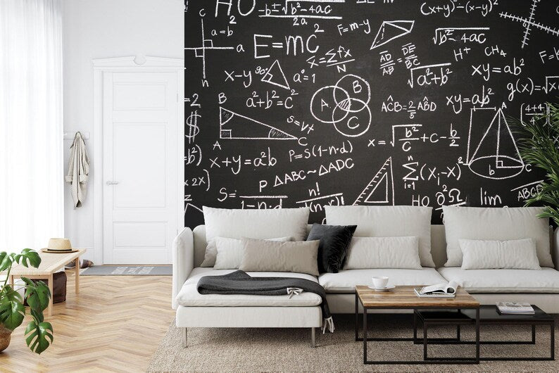 E=MC2 Physics Equation Wallpaper Mural