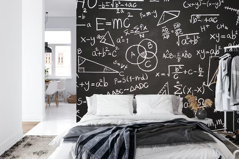 E=MC2 Physics Equation Wallpaper Mural