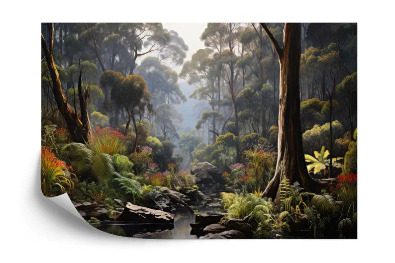 Tropical Jungle Wallpaper Mural Rainforest Plants