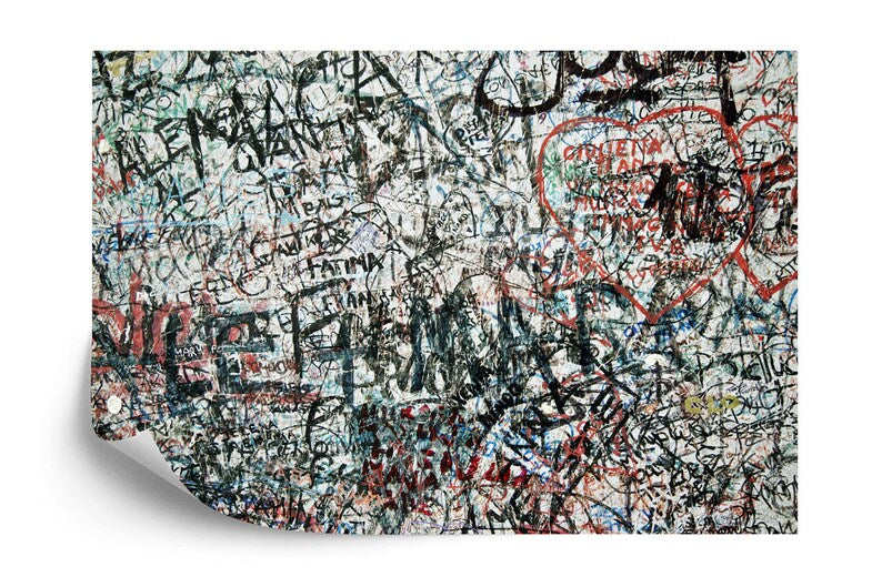 Verona, Italy, Graffiti Wall Mural, Juliet's House Lovers Messages