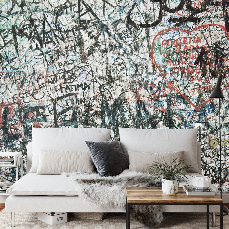 Verona, Italy, Graffiti Wall Mural, Juliet's House Lovers Messages