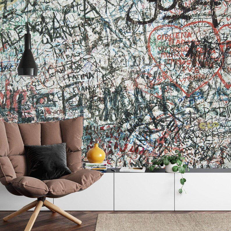 Verona, Italy, Graffiti Wall Mural, Juliet's House Lovers Messages