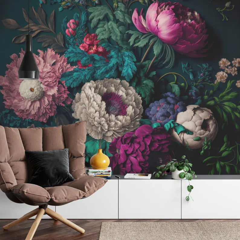 panoramic wall mural wallpaper presenting the complete artwork layout designed for large interior wall spaces wall decor wa