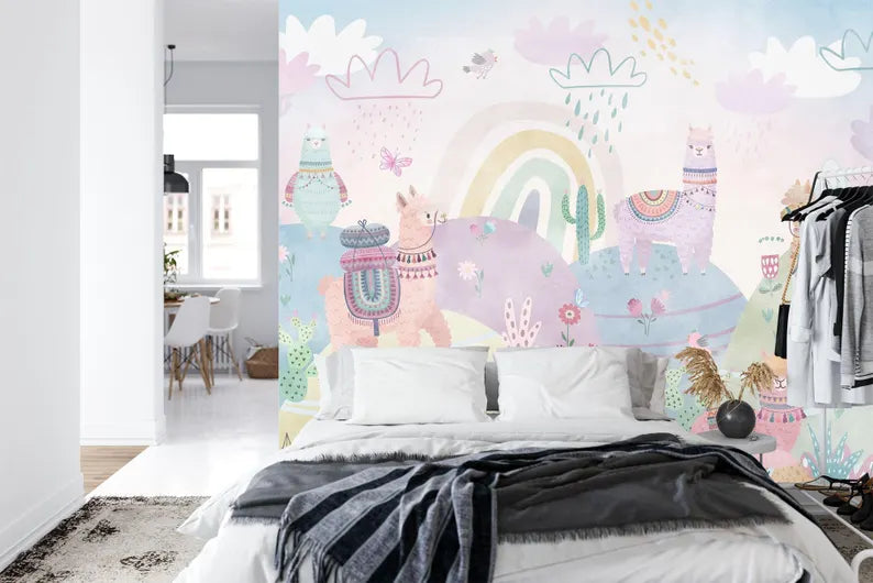 wallpaper mural close view focusing on illustration quality textures and visual depth for interior decoration wall decor wa