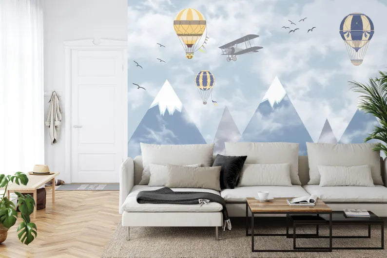 wall mural image with detailed illustration and vibrant colors perfect for stylish home or kids room decoration wall decor