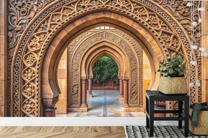 decorative wallpaper mural highlighting artwork details and balanced colors suitable for creative interior wall design wall