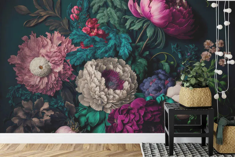 decorative wallpaper mural highlighting artwork details and balanced colors suitable for creative interior wall design wall