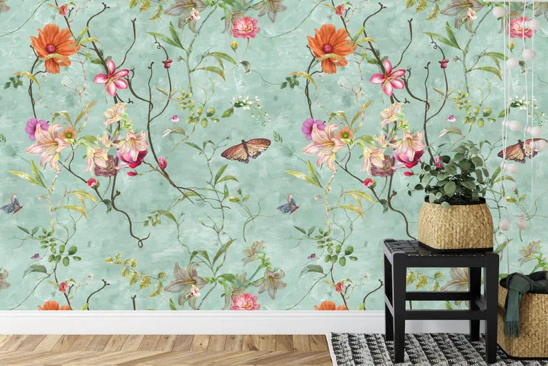 decorative wallpaper mural highlighting artwork details and balanced colors suitable for creative interior wall design wall