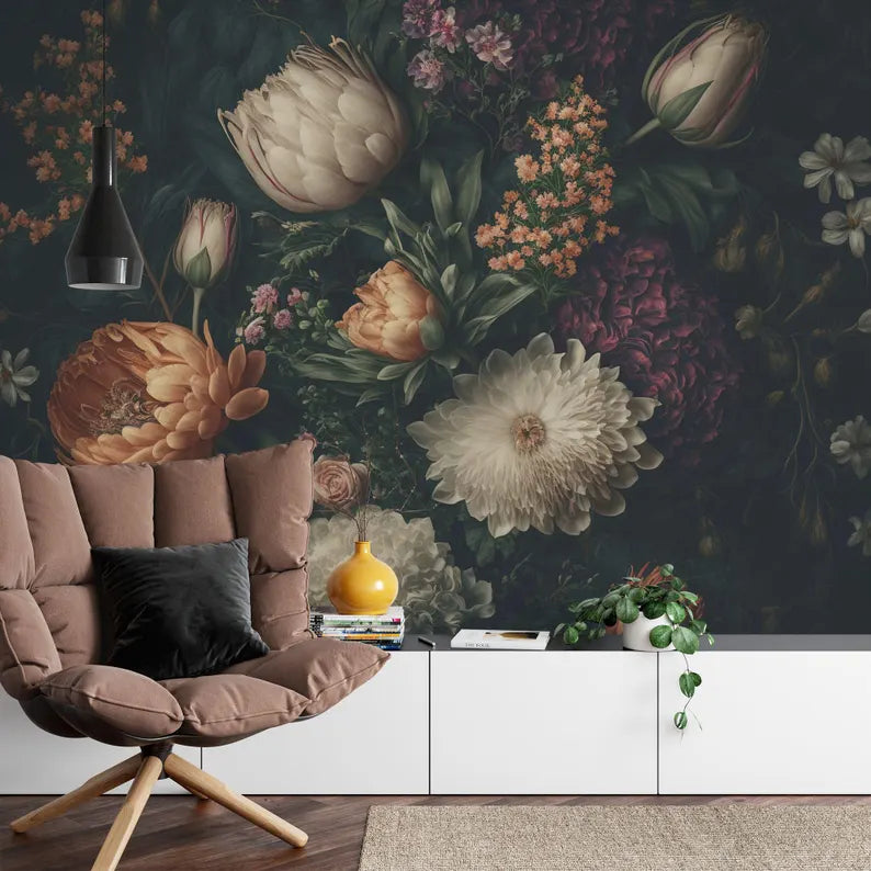 panoramic wall mural wallpaper presenting the complete artwork layout designed for large interior wall spaces wall decor wa