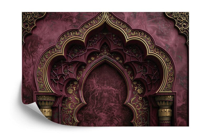 Wallpaper, Islamic Arches Wall Decal, Arabian Nights Decor