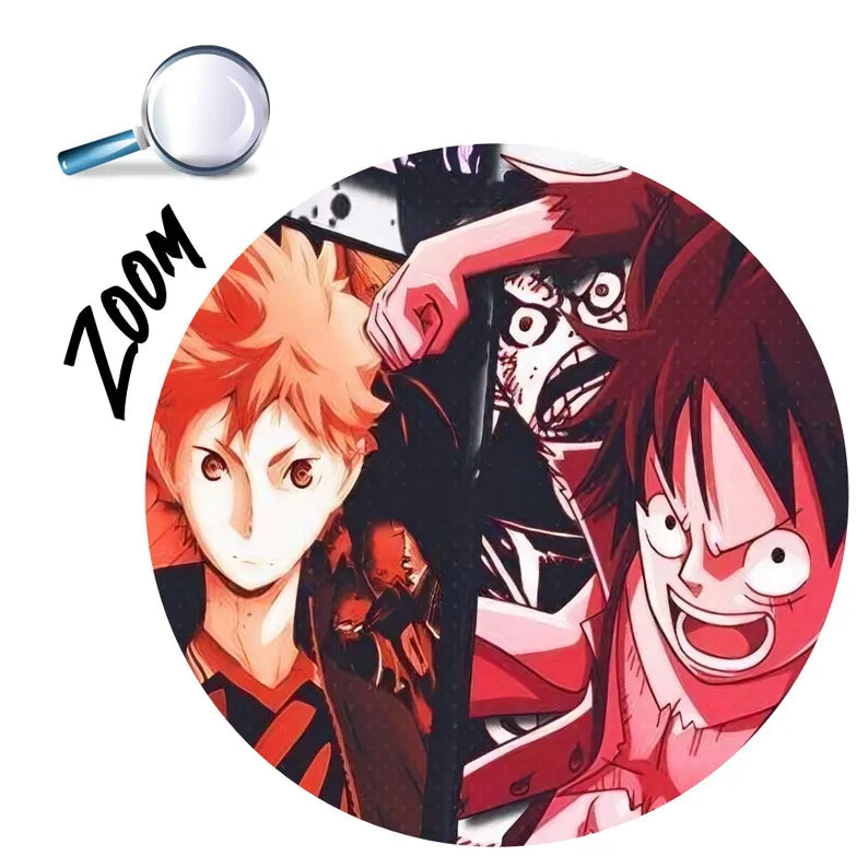 Anime Manga Collage Wallpaper, Hand-Drawn Comics