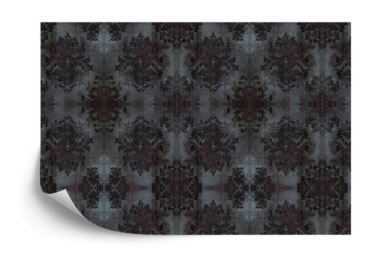 Vintage Damask Wallpaper Mural, Elegant