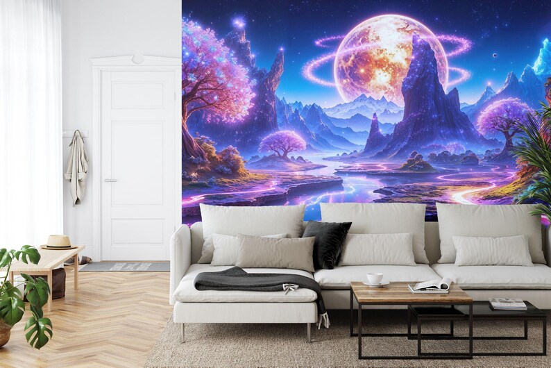 Fantasy World Wallpaper Mural Photomural Art Print