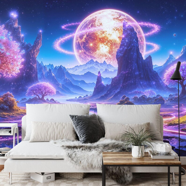 Fantasy World Wallpaper Mural Photomural Art Print