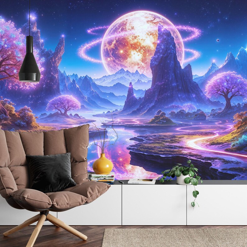 Fantasy World Wallpaper Mural Photomural Art Print