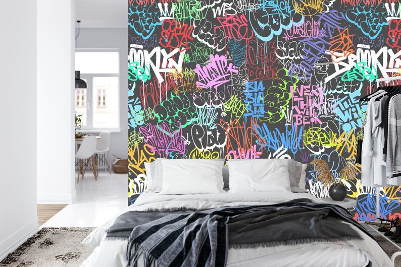 wallpaper mural close view focusing on illustration quality textures and visual depth for interior decoration wall decor wa