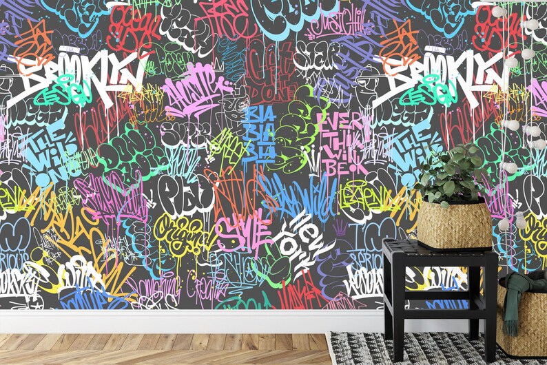 decorative wallpaper mural highlighting artwork details and balanced colors suitable for creative interior wall design wall